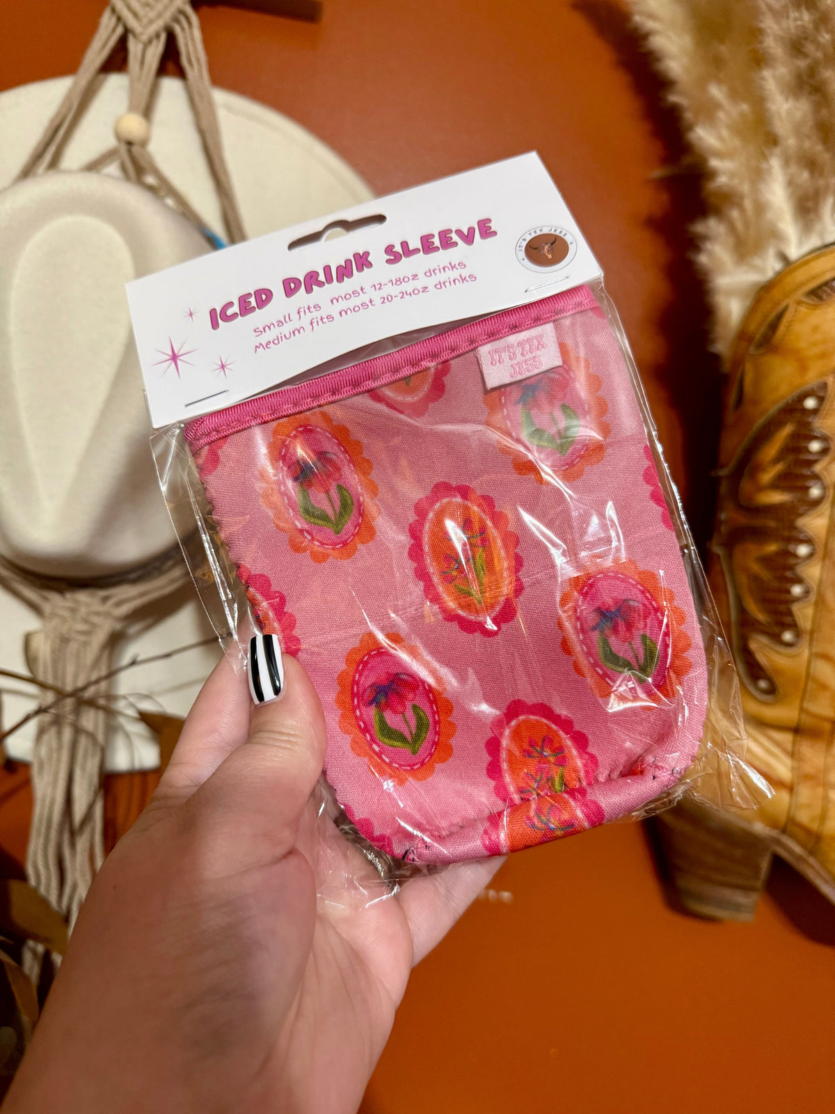 Iced Drink Sleeves – Western, Floral & Halloween Prints