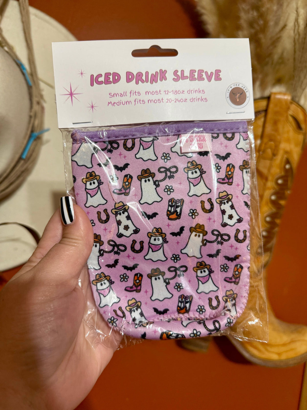 Iced Drink Sleeves – Western, Floral & Halloween Prints