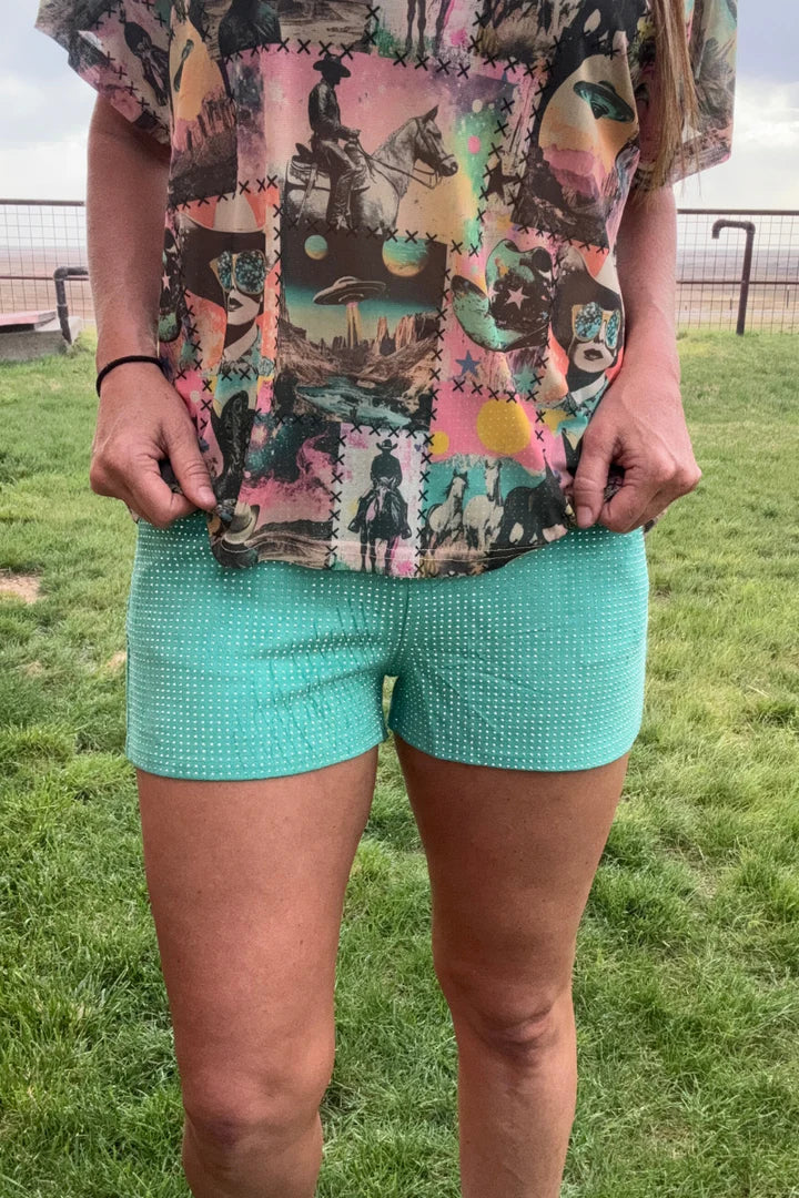 JITTERBUG SHORTS TURQUOISE