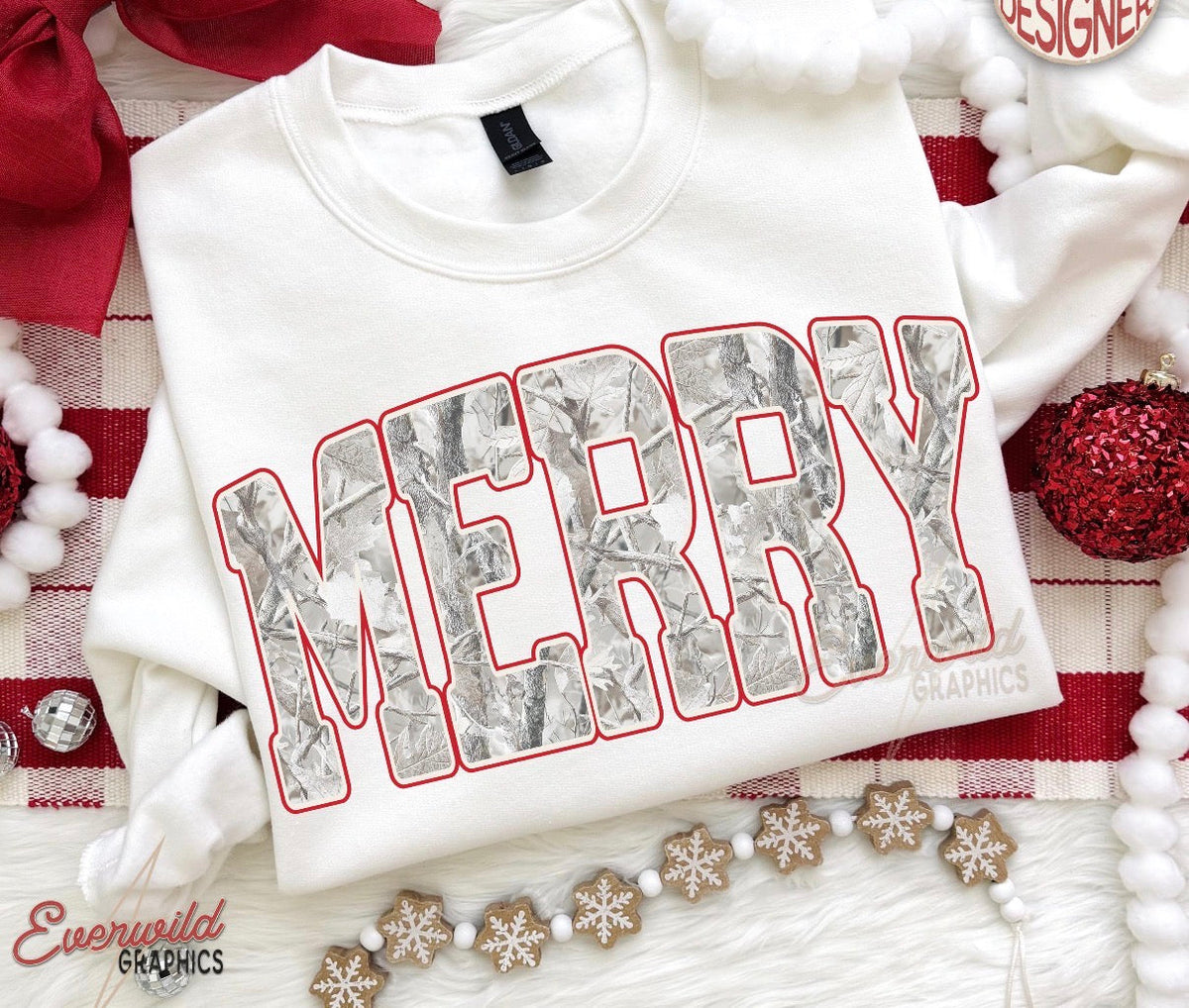 Merry Camo Sweatshirt