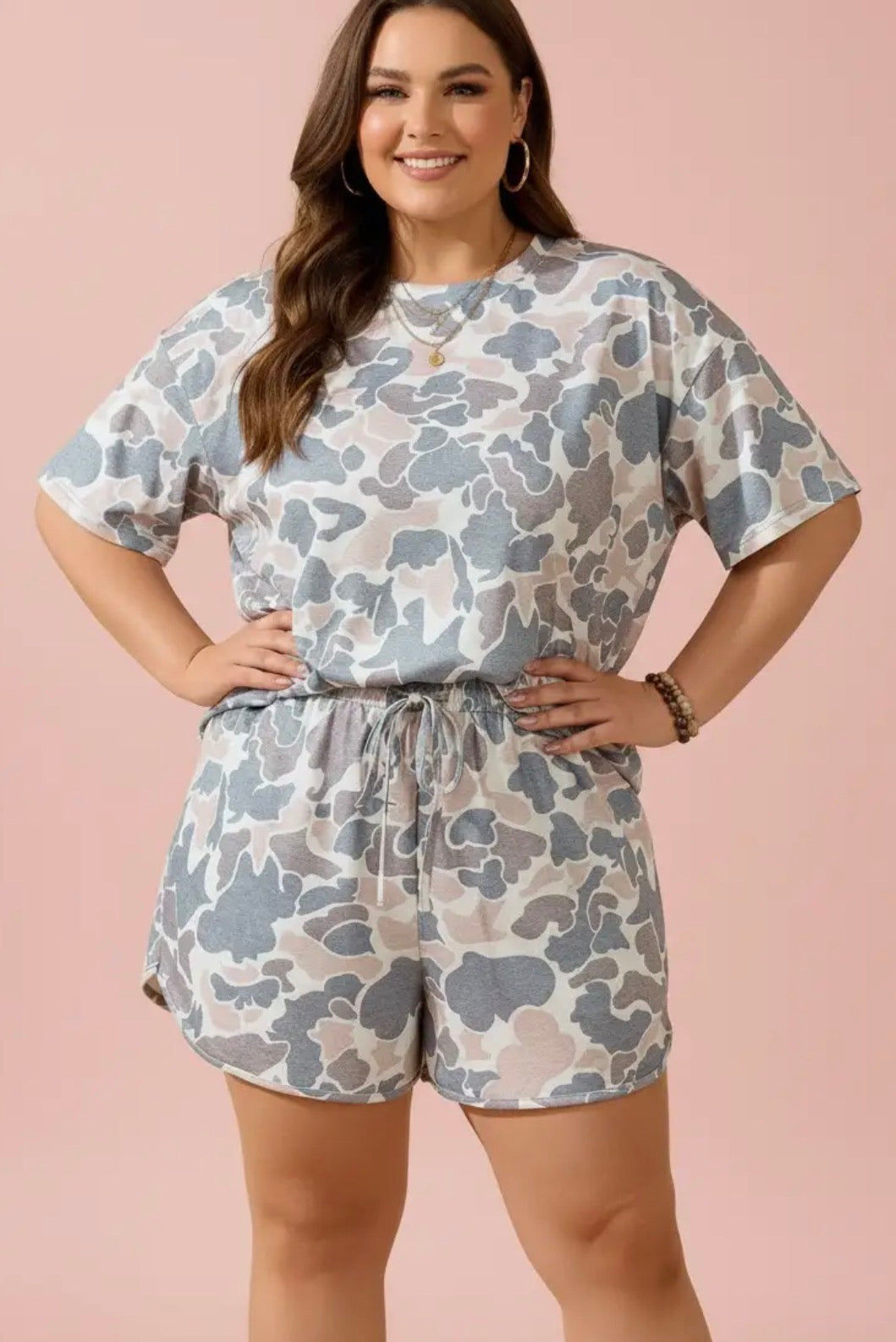 Camo Short Set