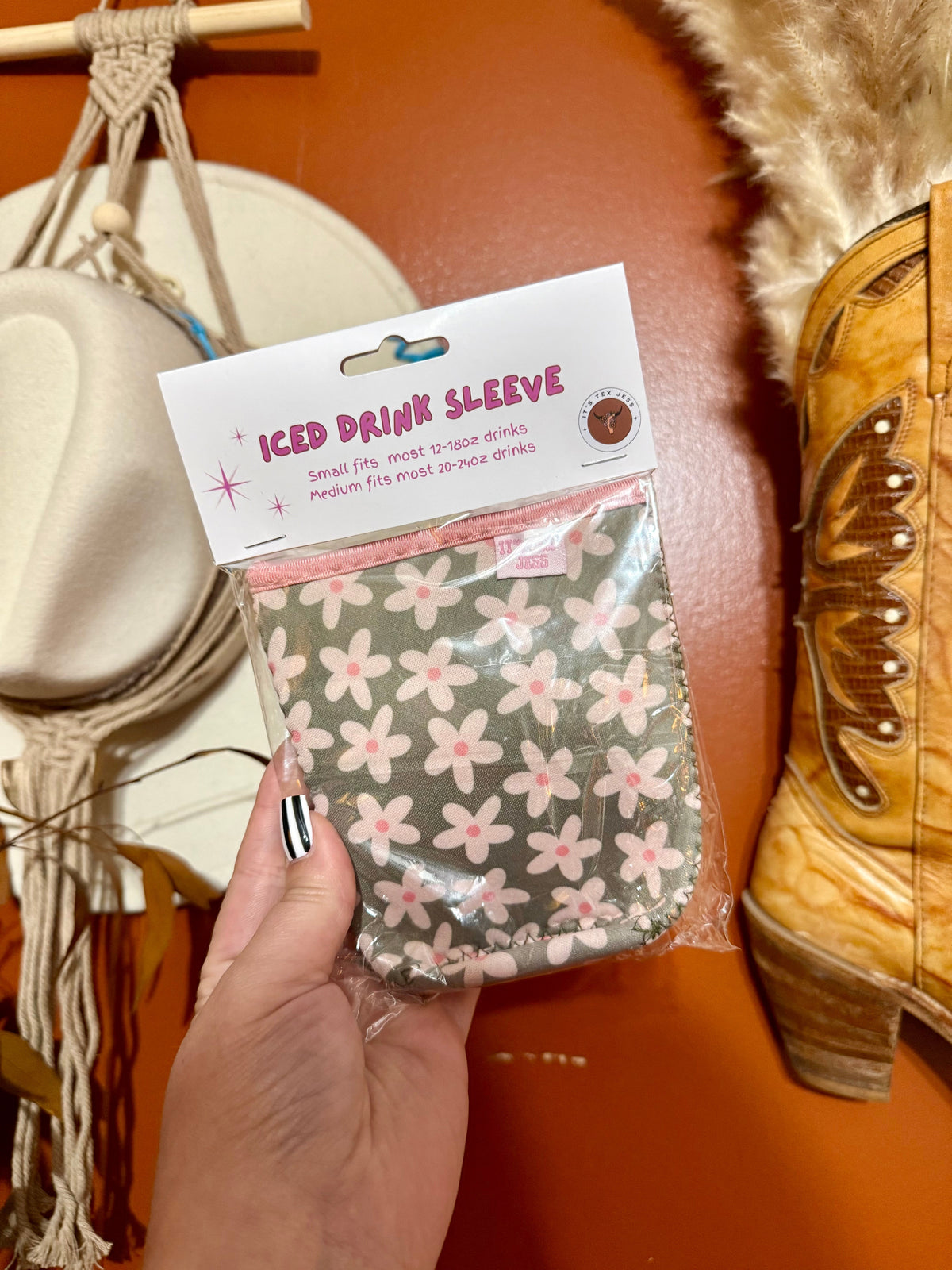 Iced Drink Sleeves – Western, Floral & Halloween Prints