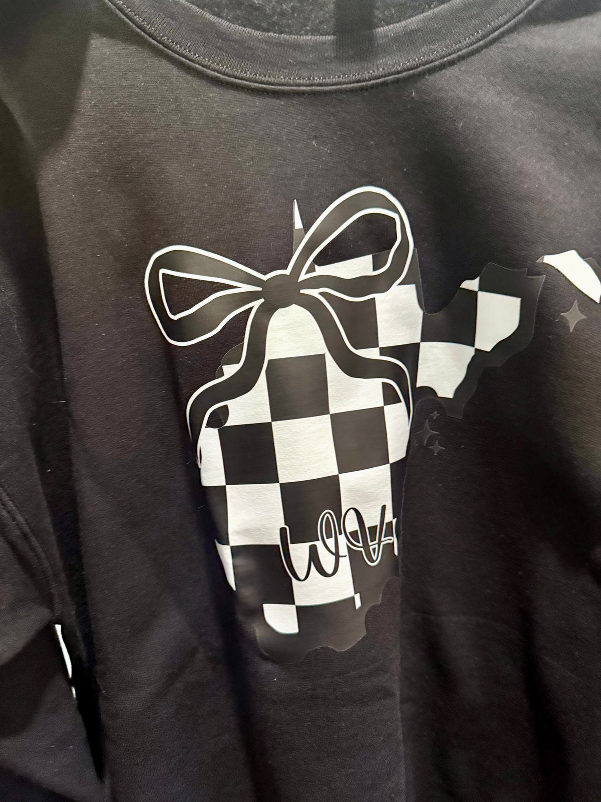 Wv Checkered Crewneck