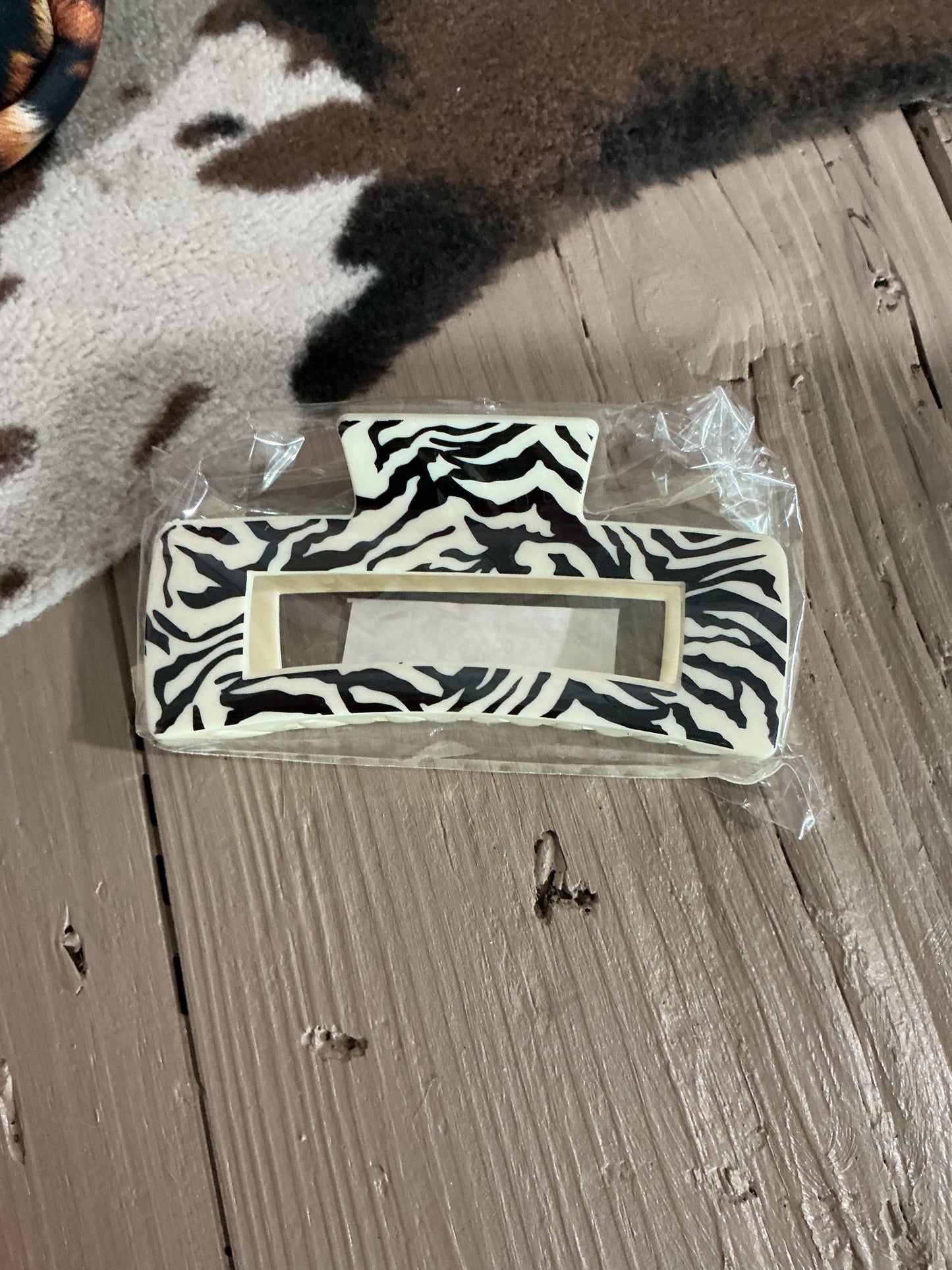 Zebra Hair Clip