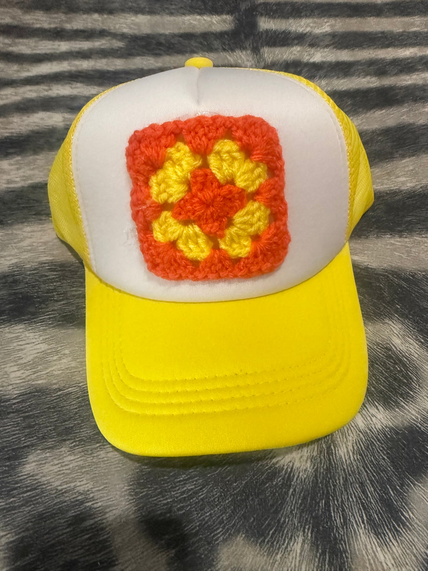 Orange Blossom Trucker Hat
