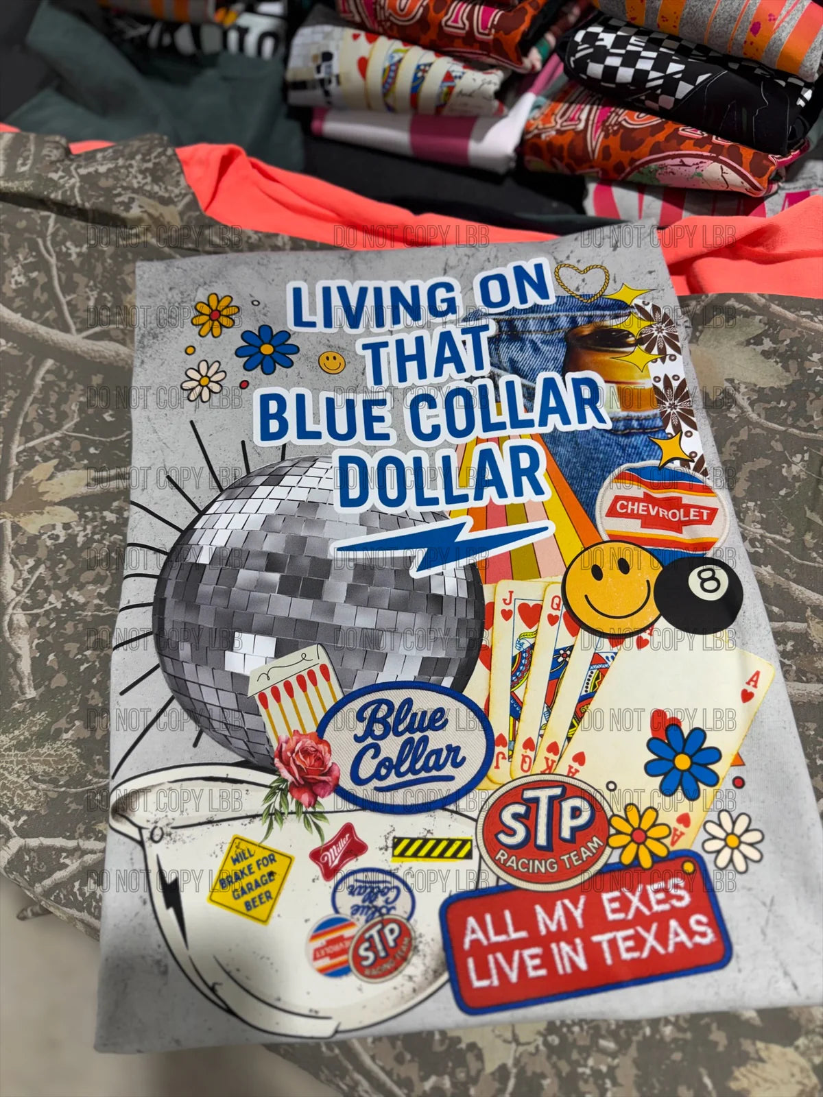Livin’ On That Blue Collar Dollar Tee