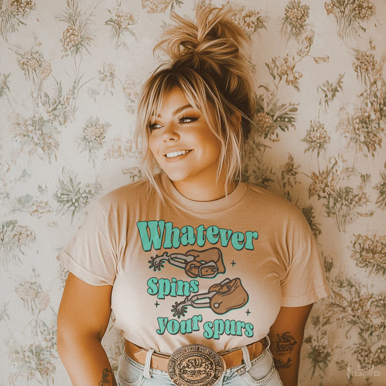 Whatever Spins Your Spurs Tee