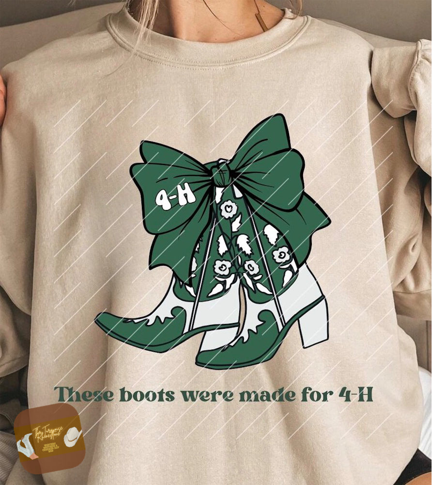 4-H Boots Tee