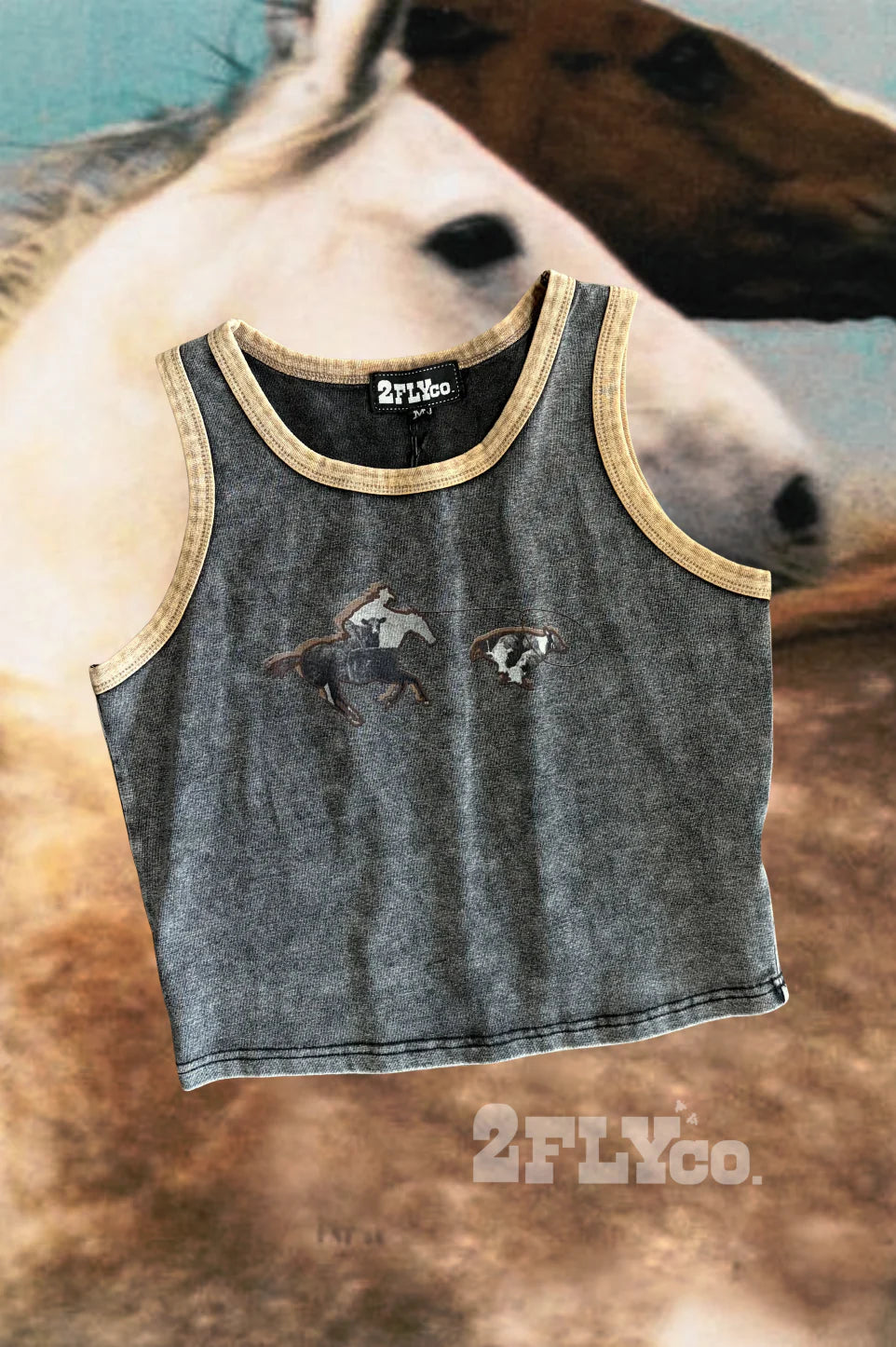 COLLAGE COWBOY tank
