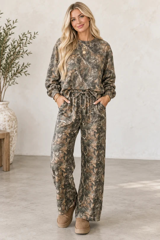 Long Sleeve Camo Set