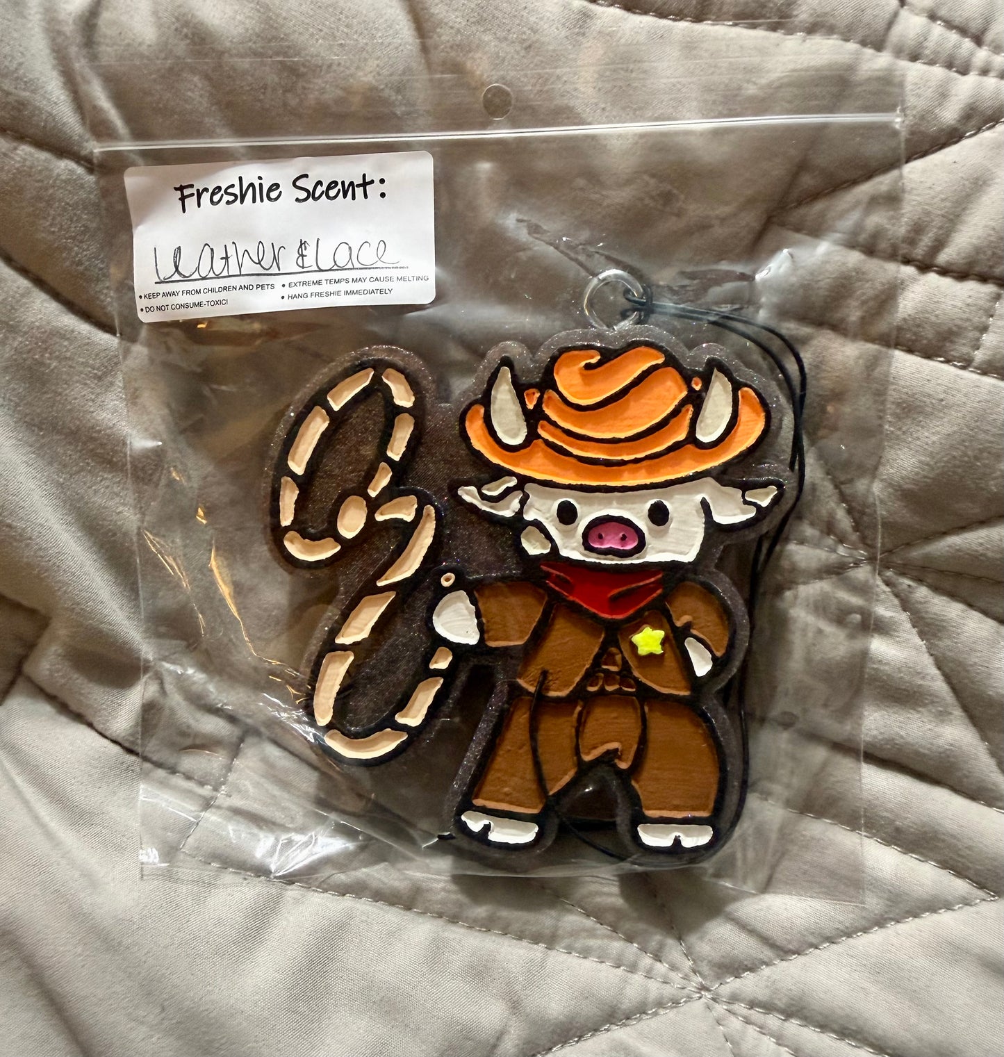 Cow-Boy Car Freshie