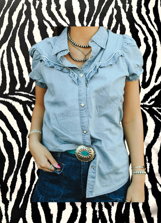 ROWDY RUFFLES top