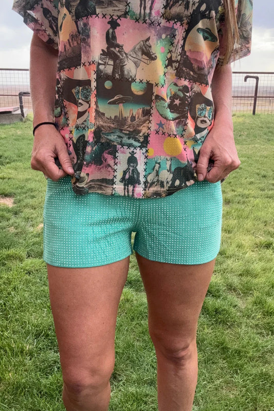 JITTERBUG SHORTS TURQUOISE
