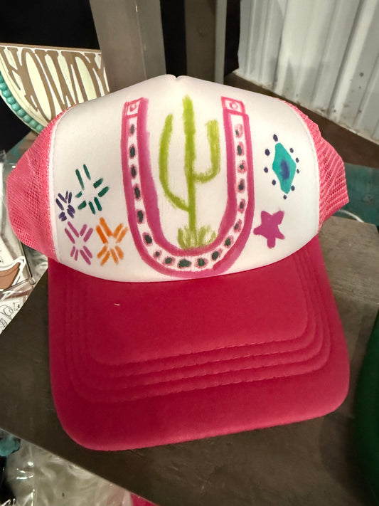 Cactus Horse Shoe Hat
