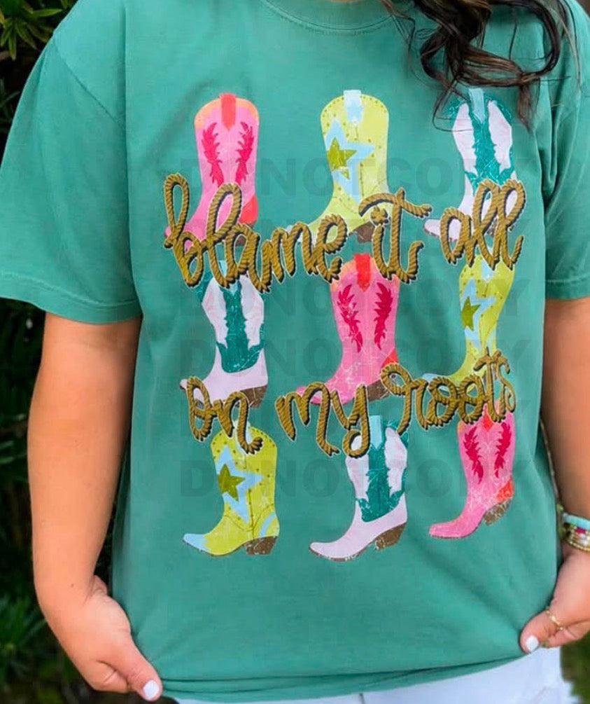 Blame It On My Boots Tee