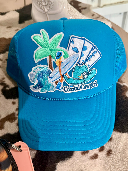 Blue Cowgirl Coastal Hat