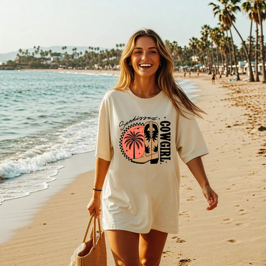 Sun-kissed Cowgirl Tee