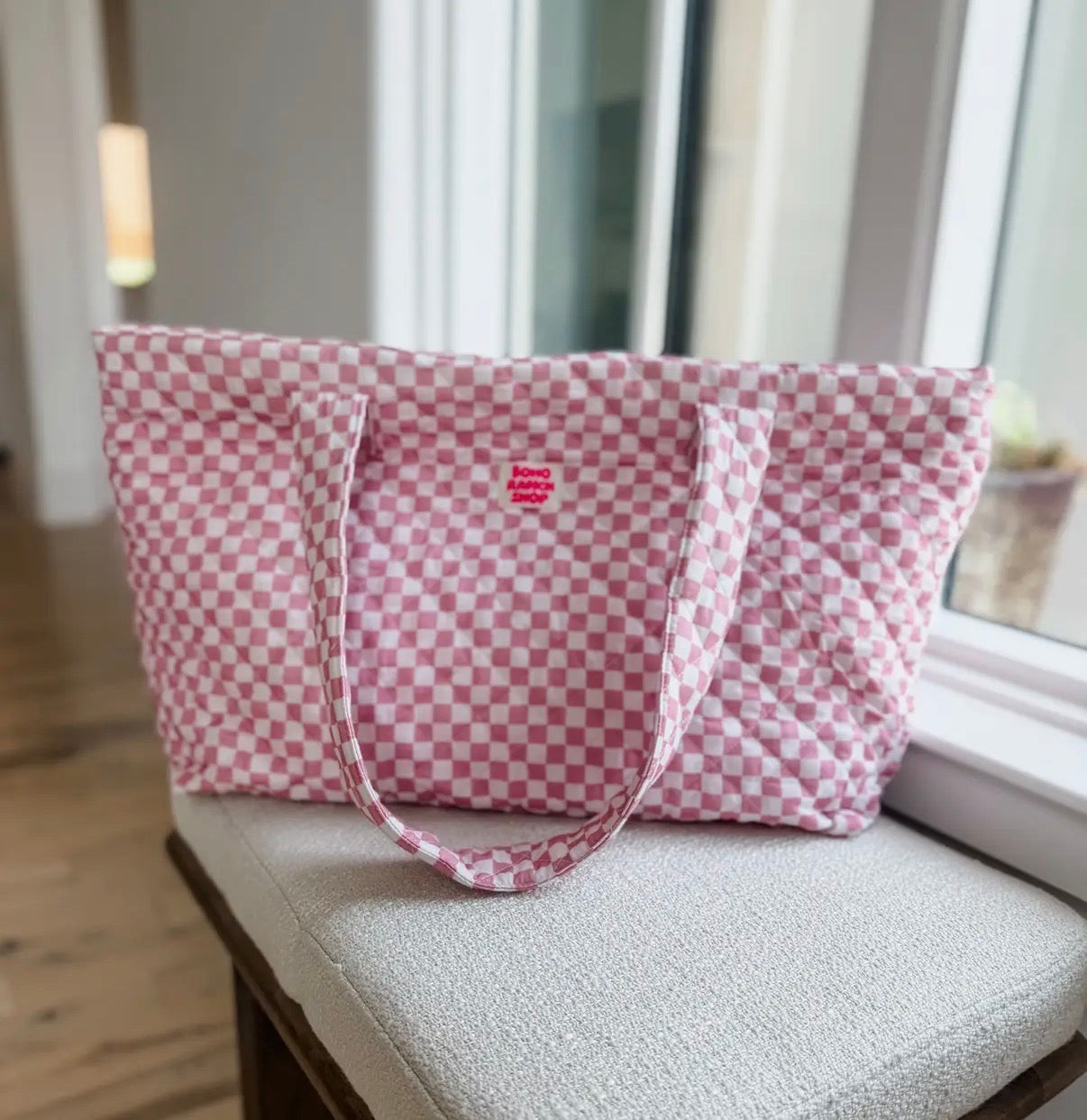 Western Carryall Quilted Tote Bag