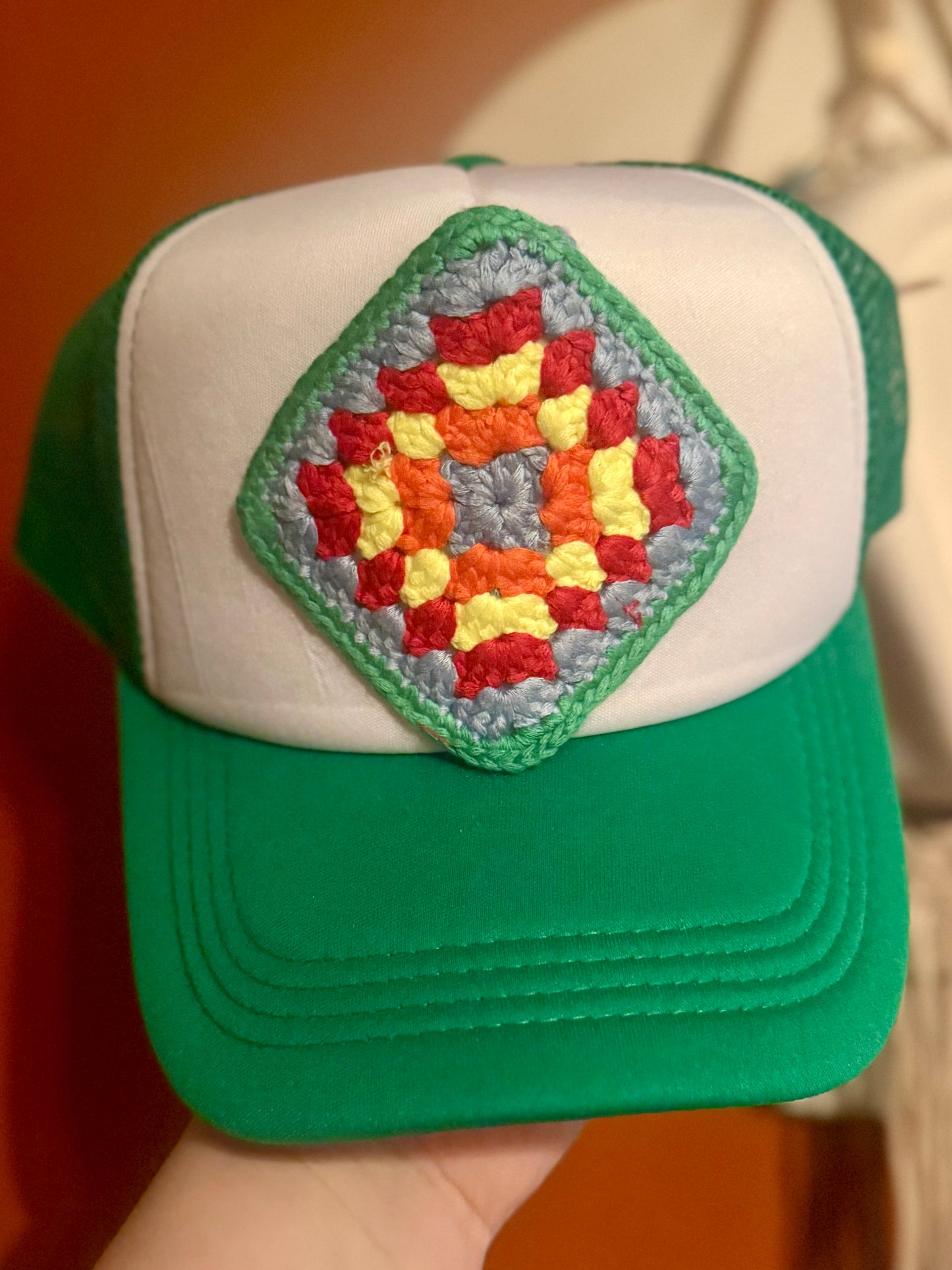 Pre Order - THE FAMOUS GRANNY SQUARE PATCH HAT!