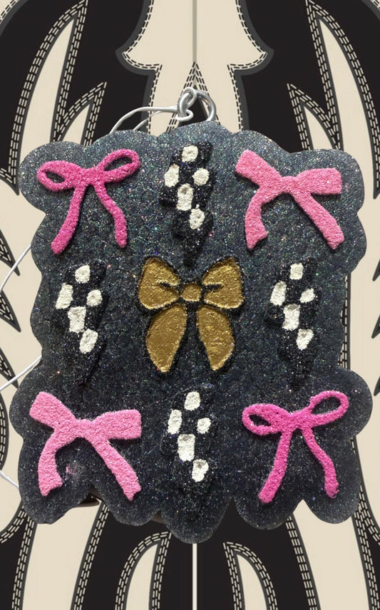 Bows & Checks Car Freshie