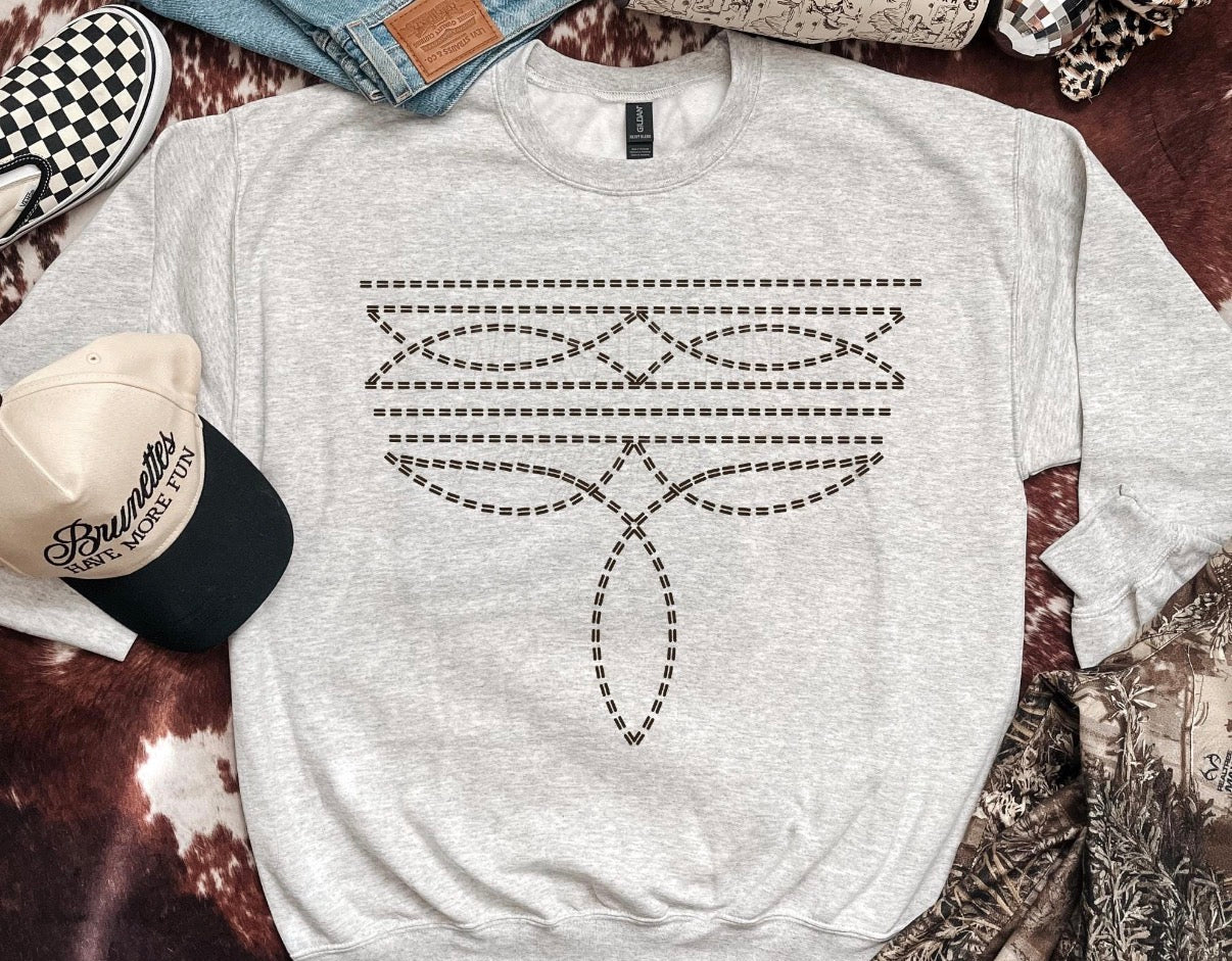 Boot Stitch Crewneck
