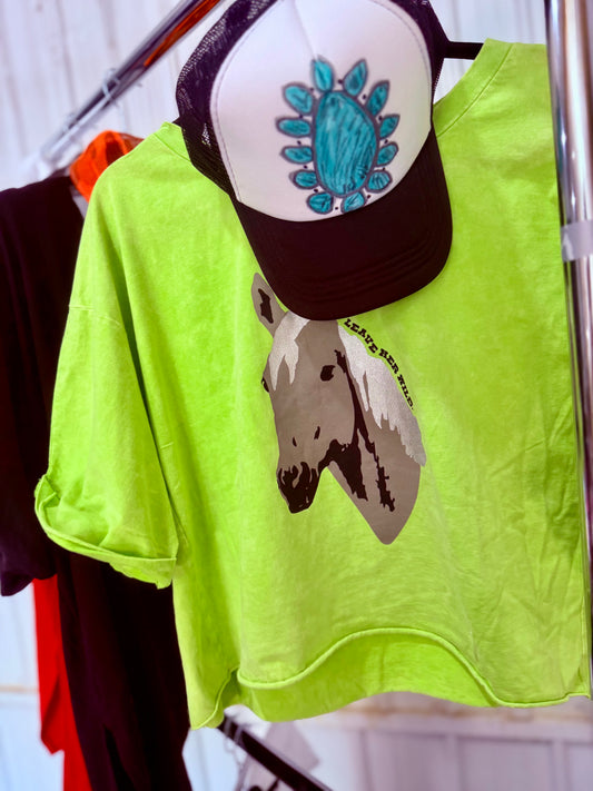 Leave Her Wild Crop Tee