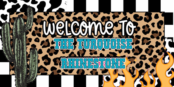 The Turquoise Rhinestone