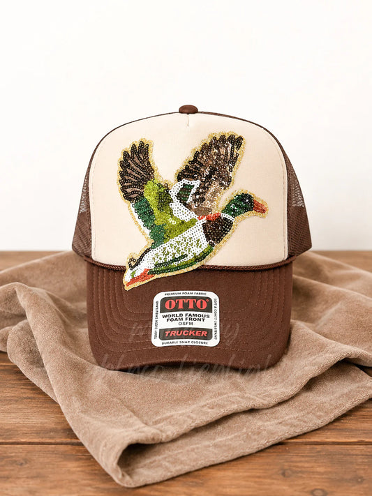 Sequin Outdoorsman Trucker Hats