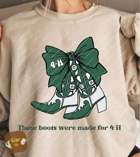4-H Boots Tee