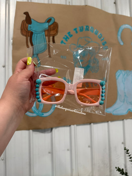 Coral & Turquoise Sunnies