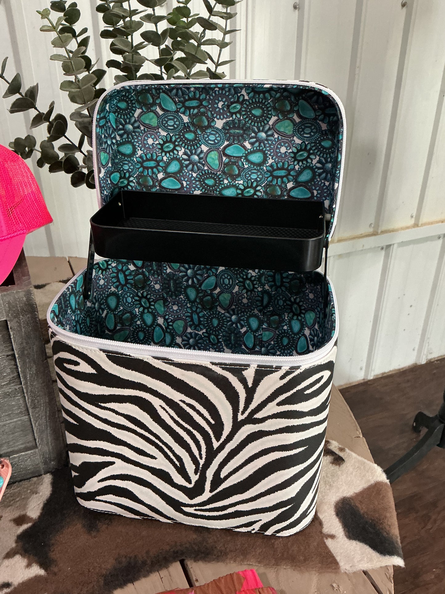 Zebra Makeup Box