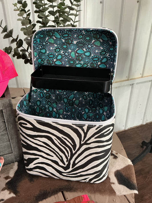 Zebra Makeup Box