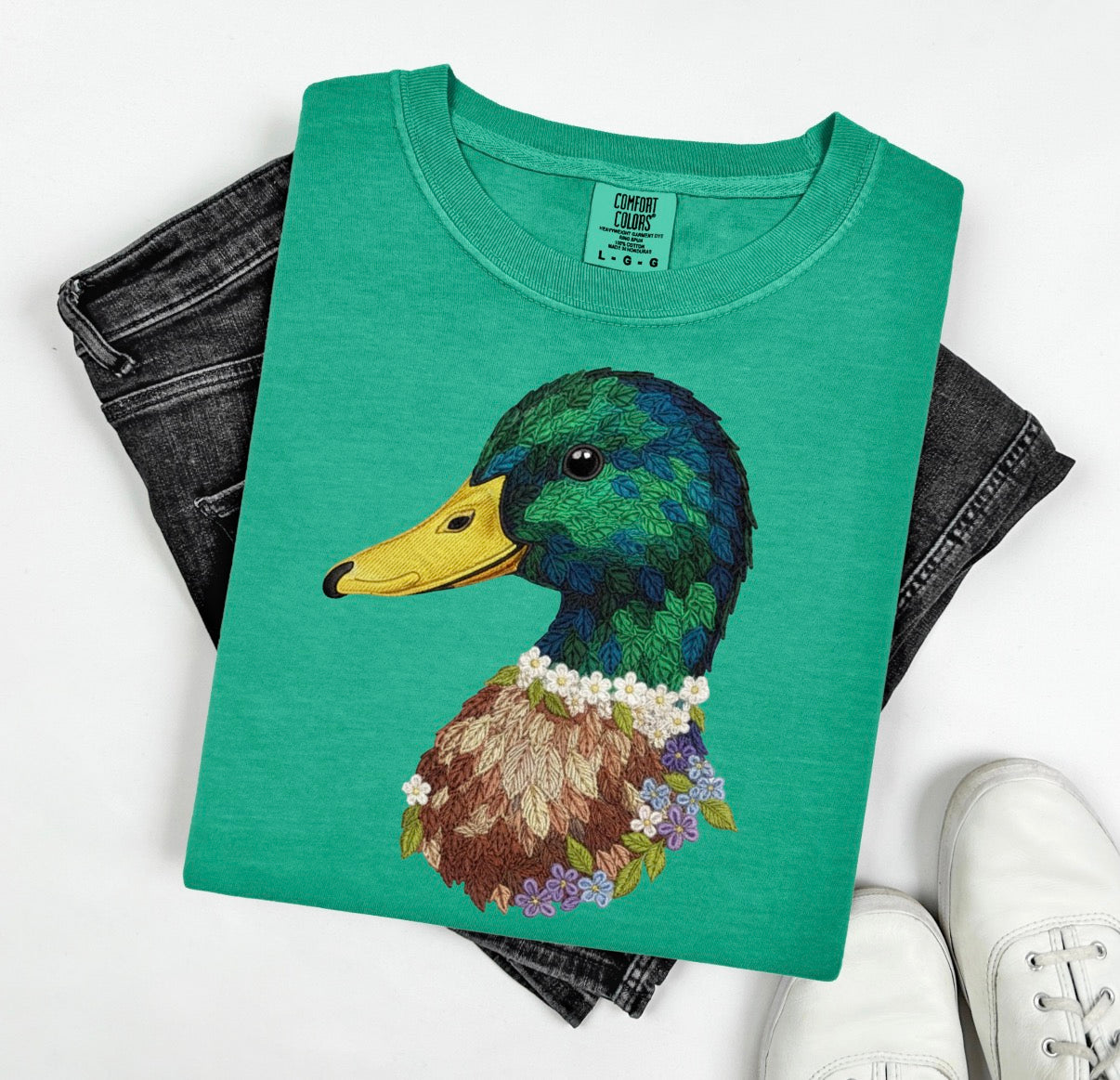 Floral Mallard Tee