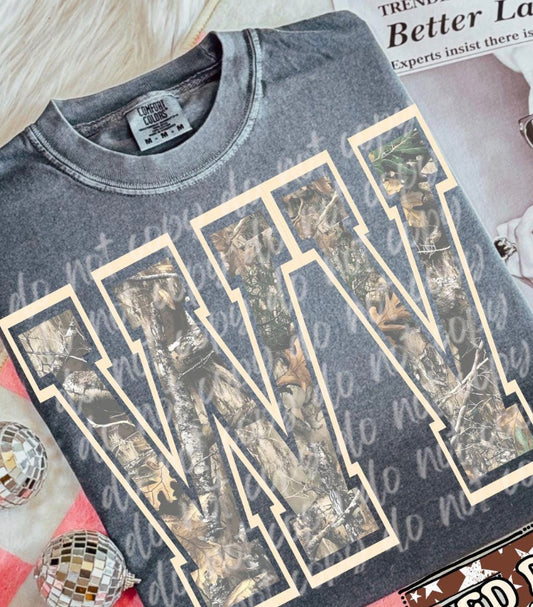 WV CAMO tee