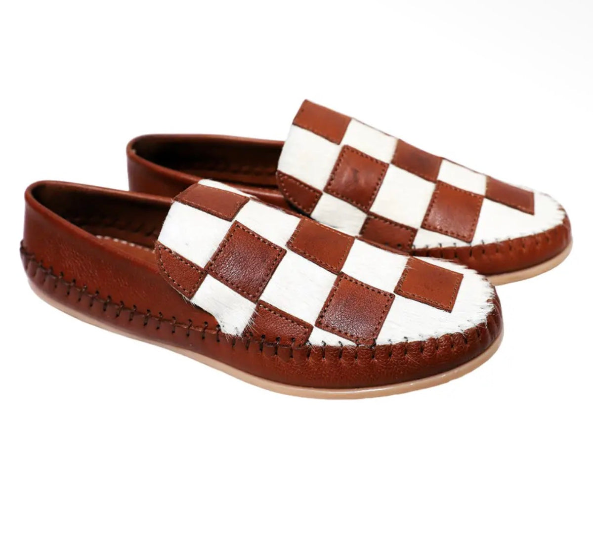 Checkered Loafers