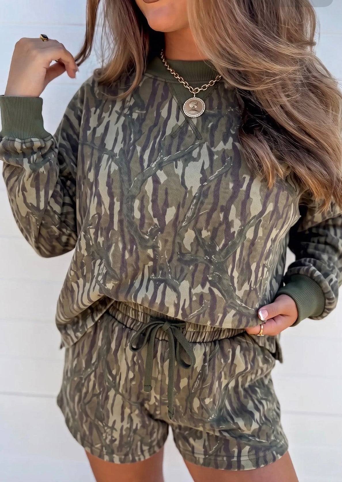 Camo Short Set