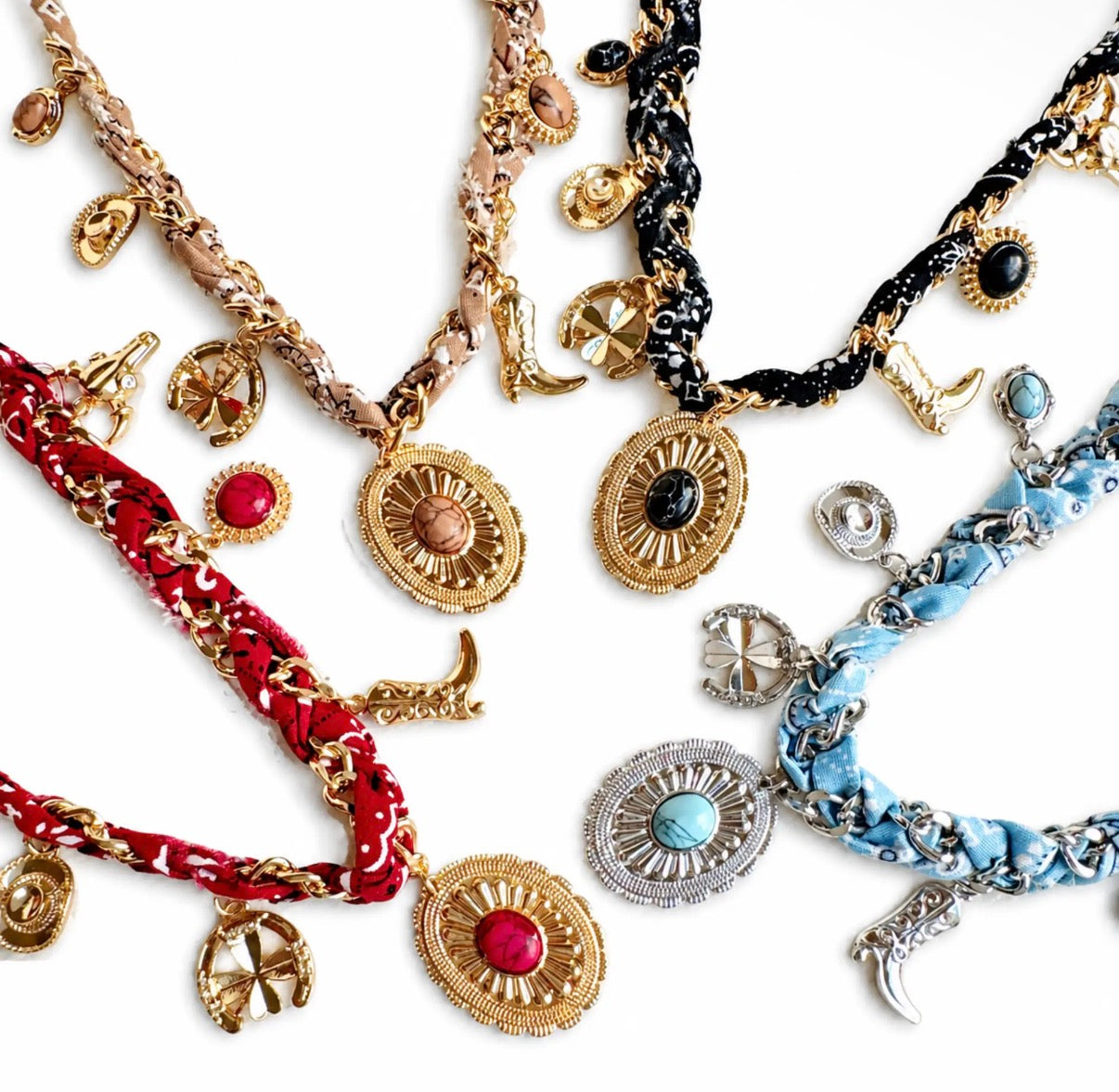Bandana Scarf Necklaces