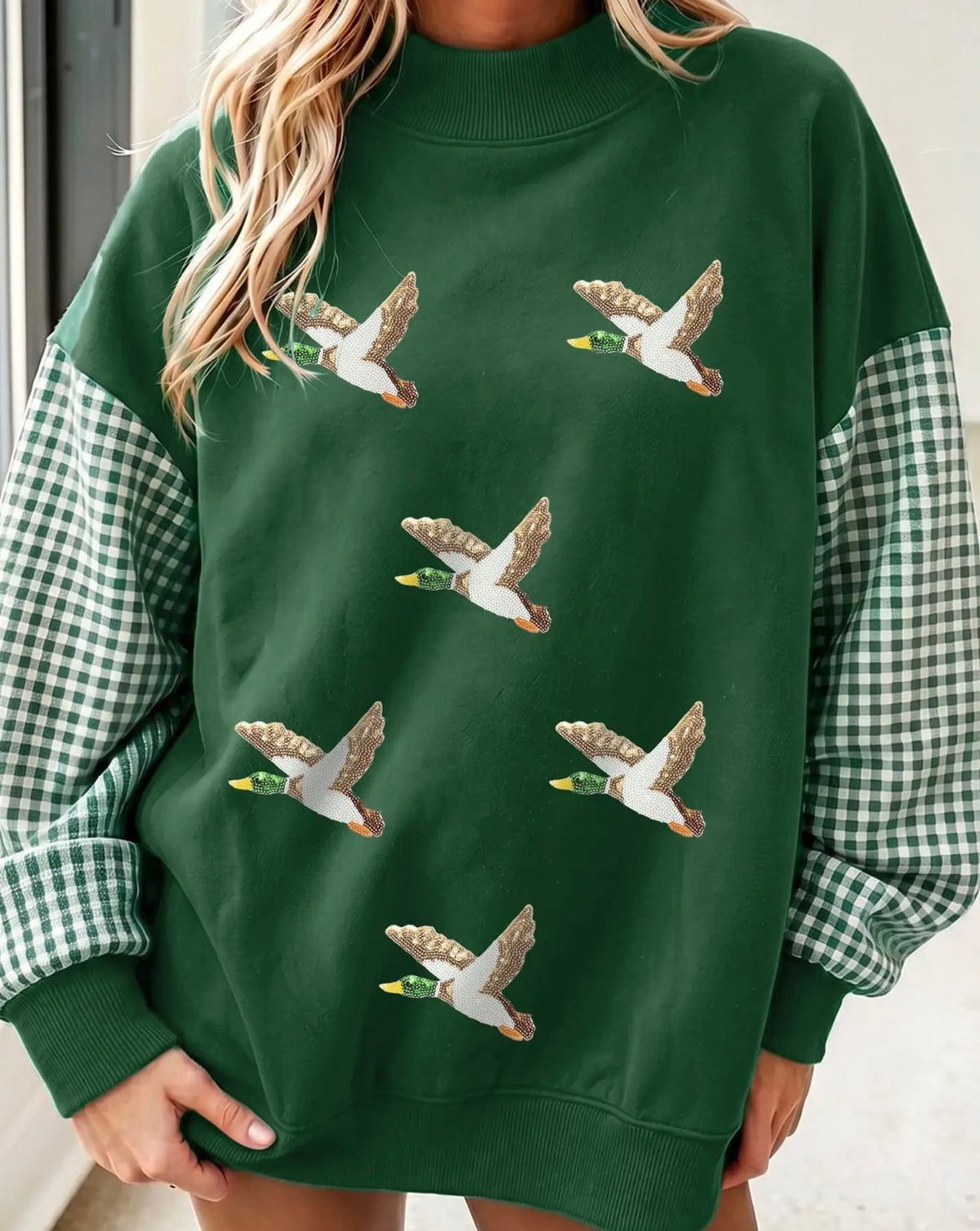 Mallard Plaid Pullover