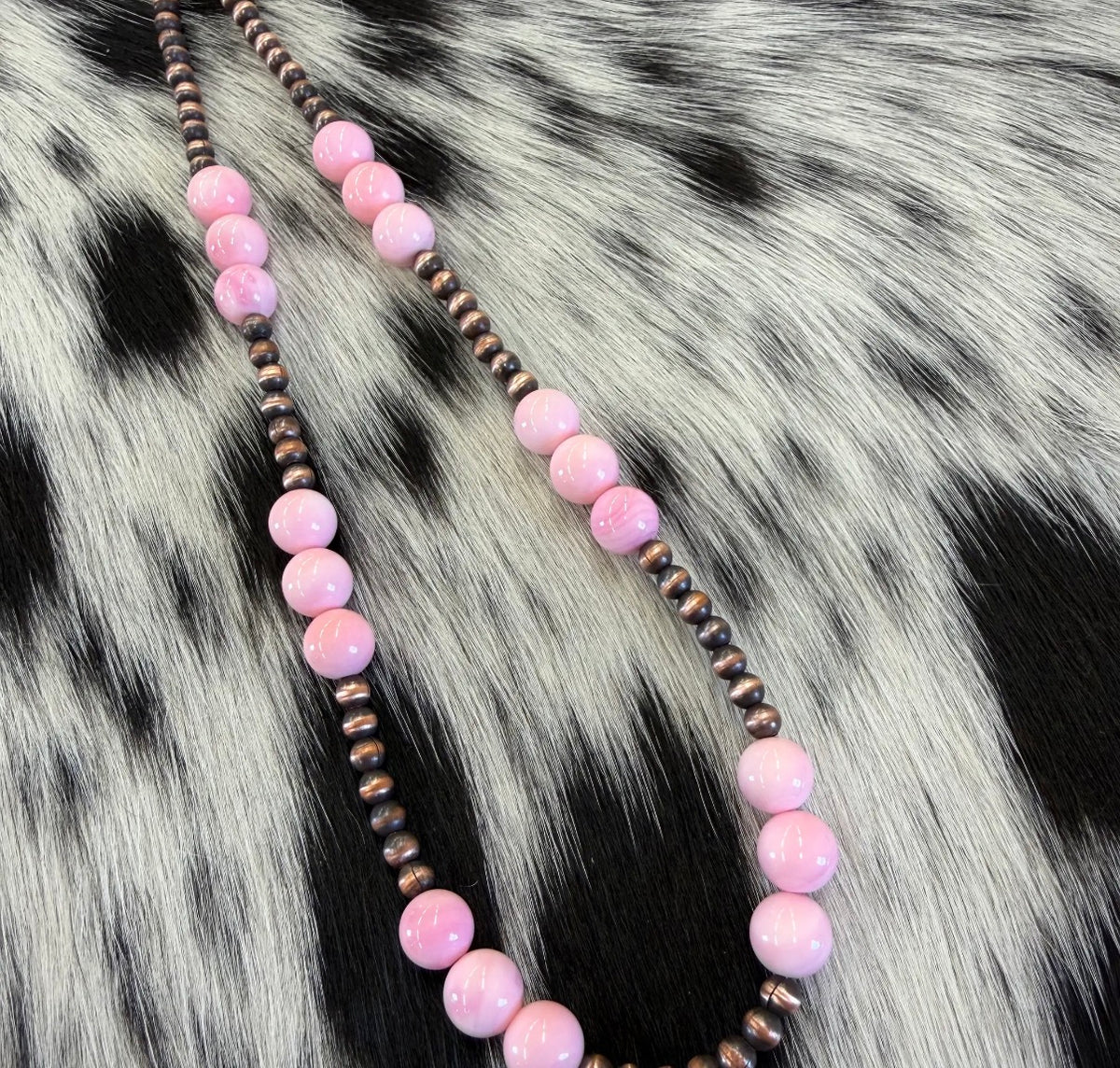 Pinch Conch & 4MM Copper Necklace