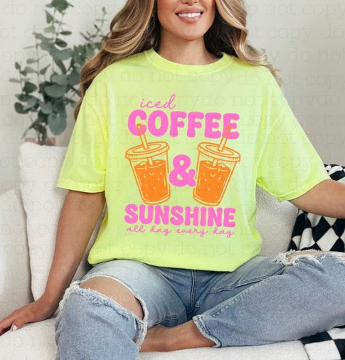 Iced Coffee and Sunshine Tee