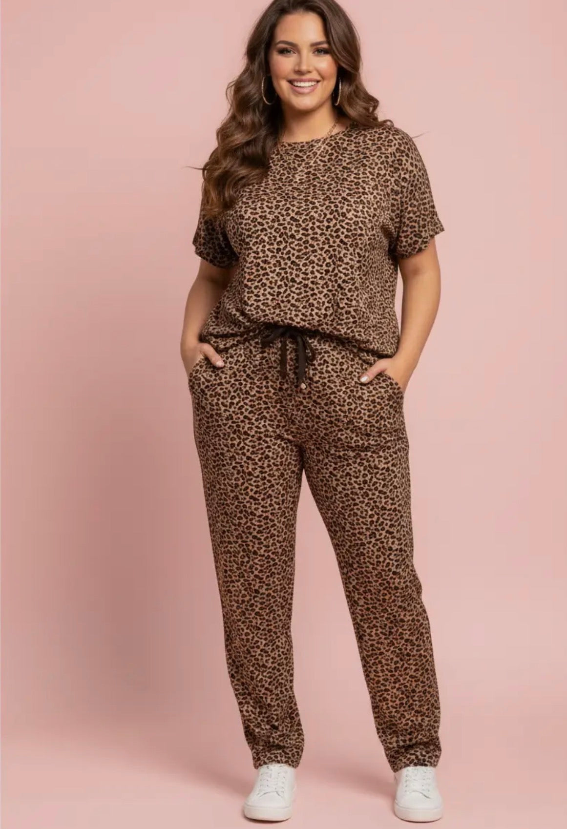Leopard Pant Set