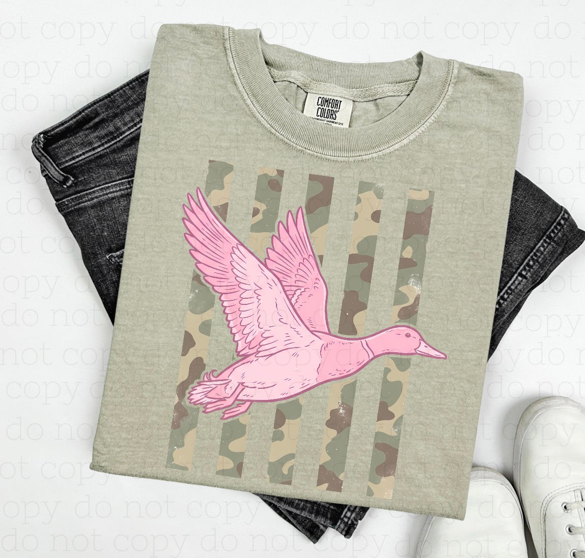 Pink Mallard Tee