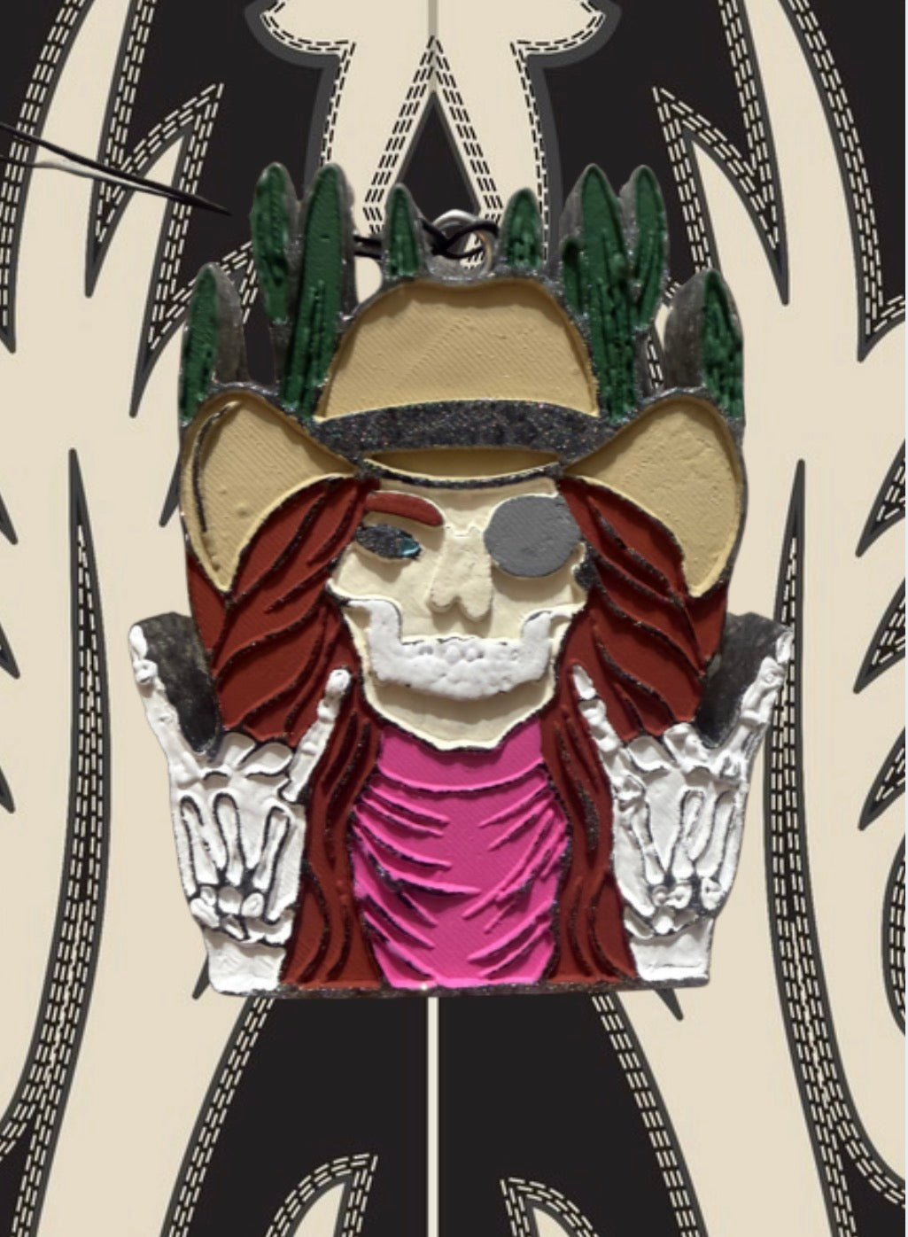Cowgirl Car Freshie