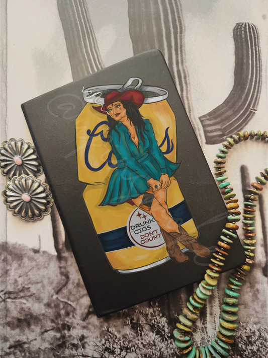 Drunk cigs don’t count Hardcover Journal