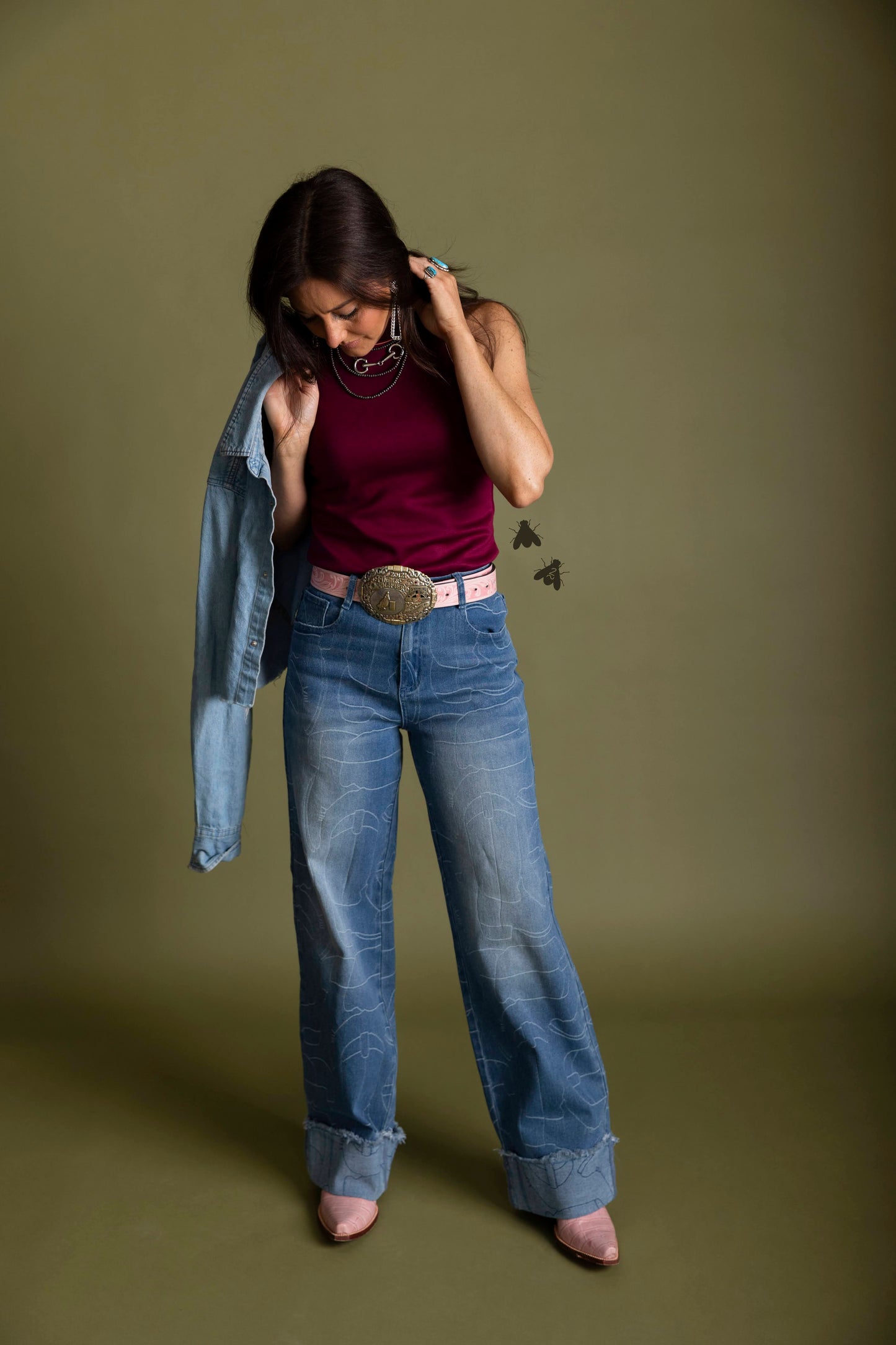 Denim Thread Jeans