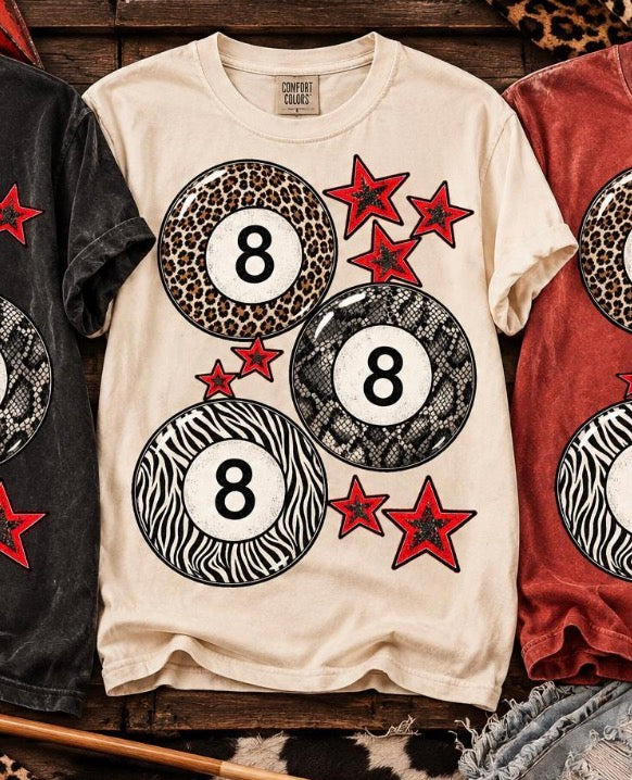 Wild Card 8 Ball Graphic Tee