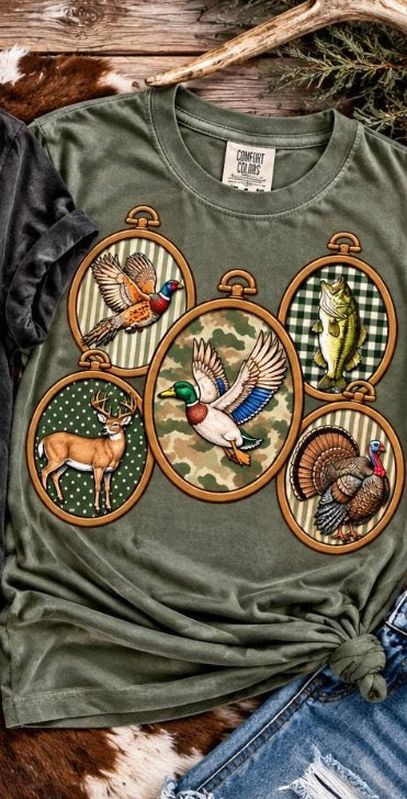 Wildlife Charms Graphic Tee