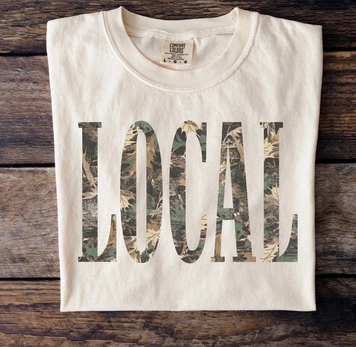 Local Roots Camo Graphic Tee